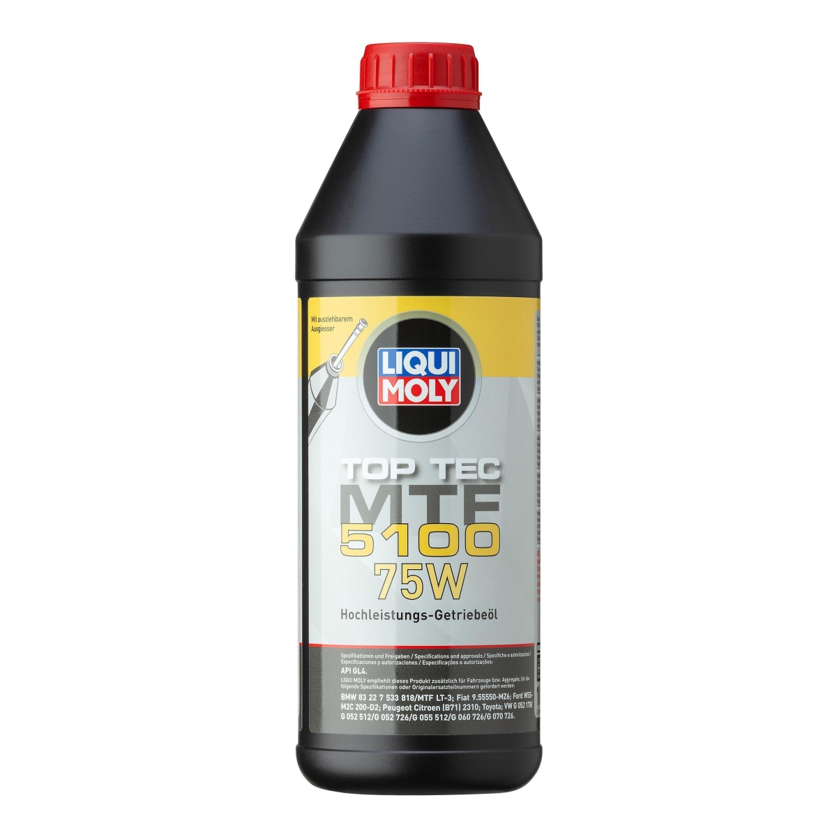 LIQUI MOLY 20842 Achsgetriebeöl Top Tec MTF 5100 75W Dose 1 L