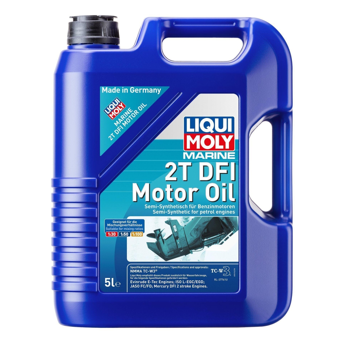 LIQUI MOLY 25063 Motoröl Marine 2T DFI Kanister 5 L