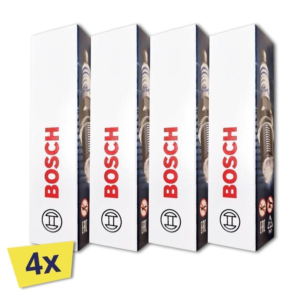 4x BOSCH 0 242 235 668 Zündkerze SUPLUS FR7LDC+ 1 mm