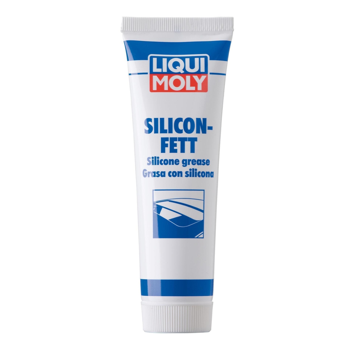 LIQUI MOLY 3312 Silikonschmierstoff Silicon-Fett transparent Tube 100 g