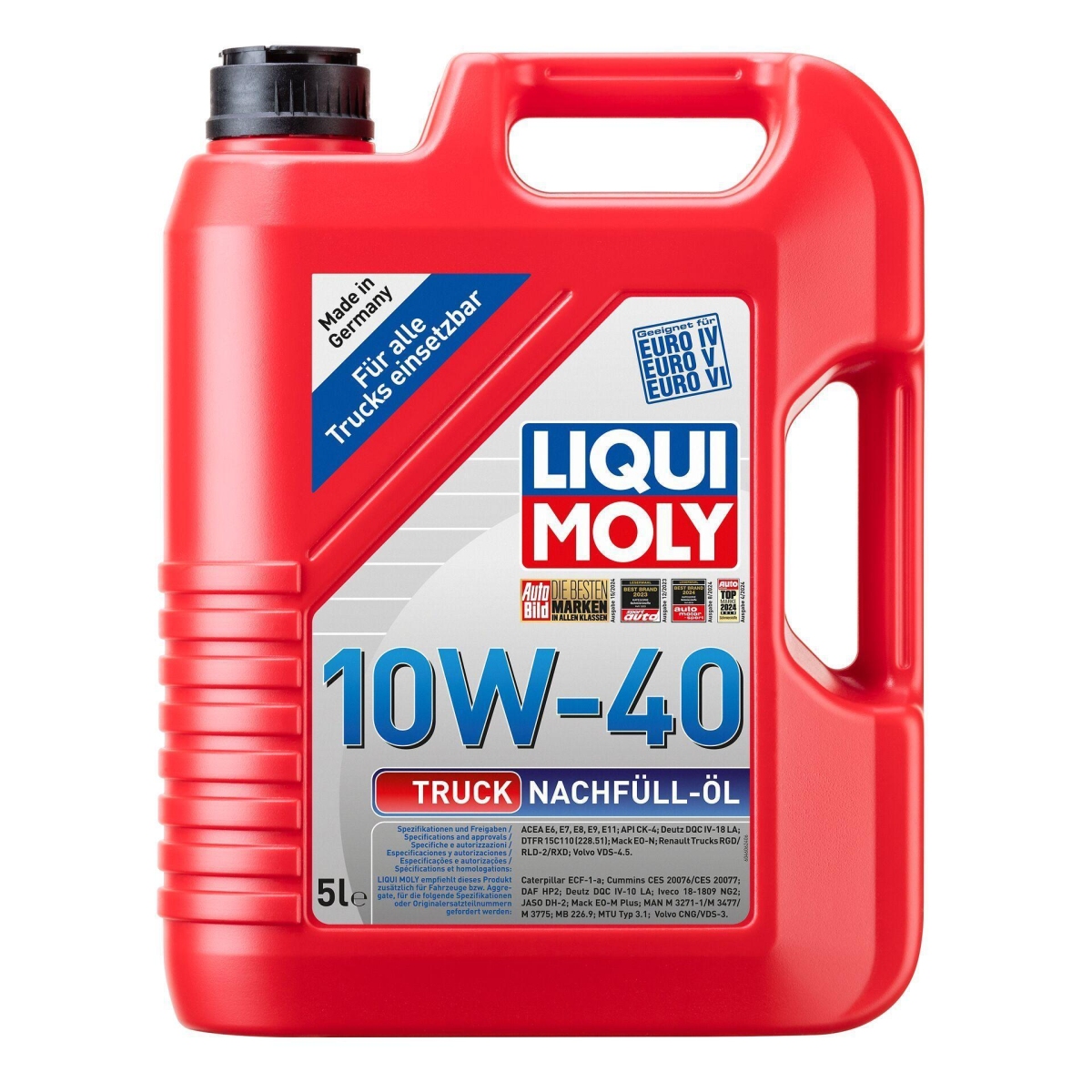 LIQUI MOLY 4606 Motoröl Truck Nachfüll-Öl 10W-40 Kanister 5 L