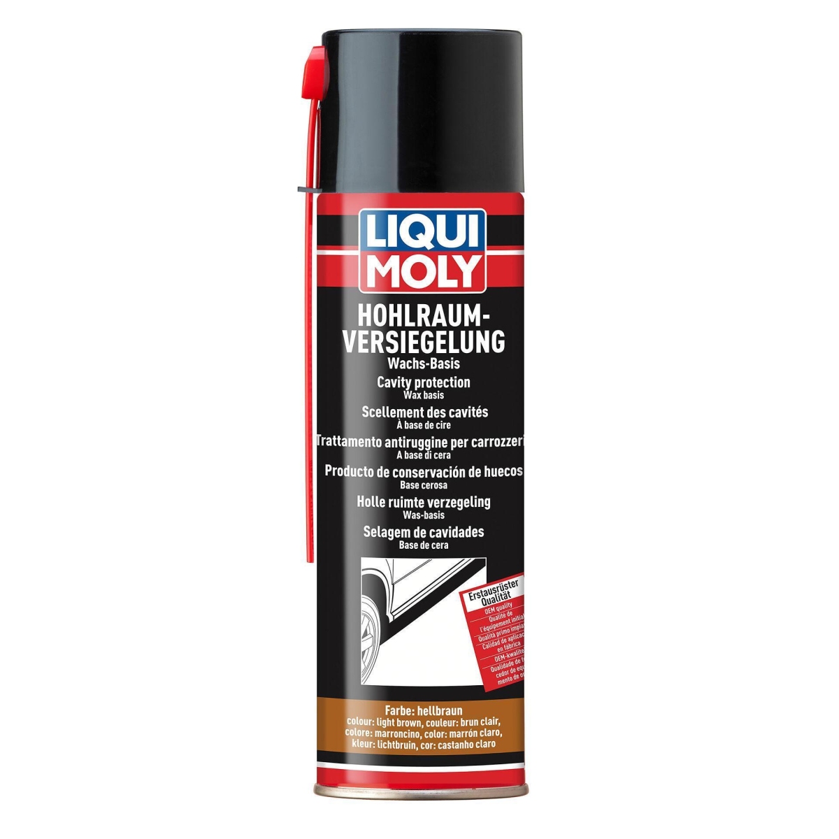 LIQUI MOLY 6107 Konservierung Hohlraum-Versiegelung hellbraun Dose 500 ml