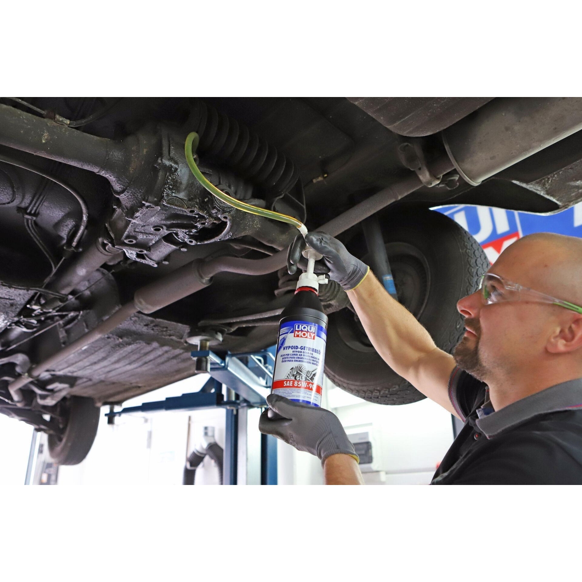 LIQUI MOLY 1410 Achsgetriebeöl Hypoid-Getriebeöl (GL5) LS SAE 85W-90 Dose 1 L