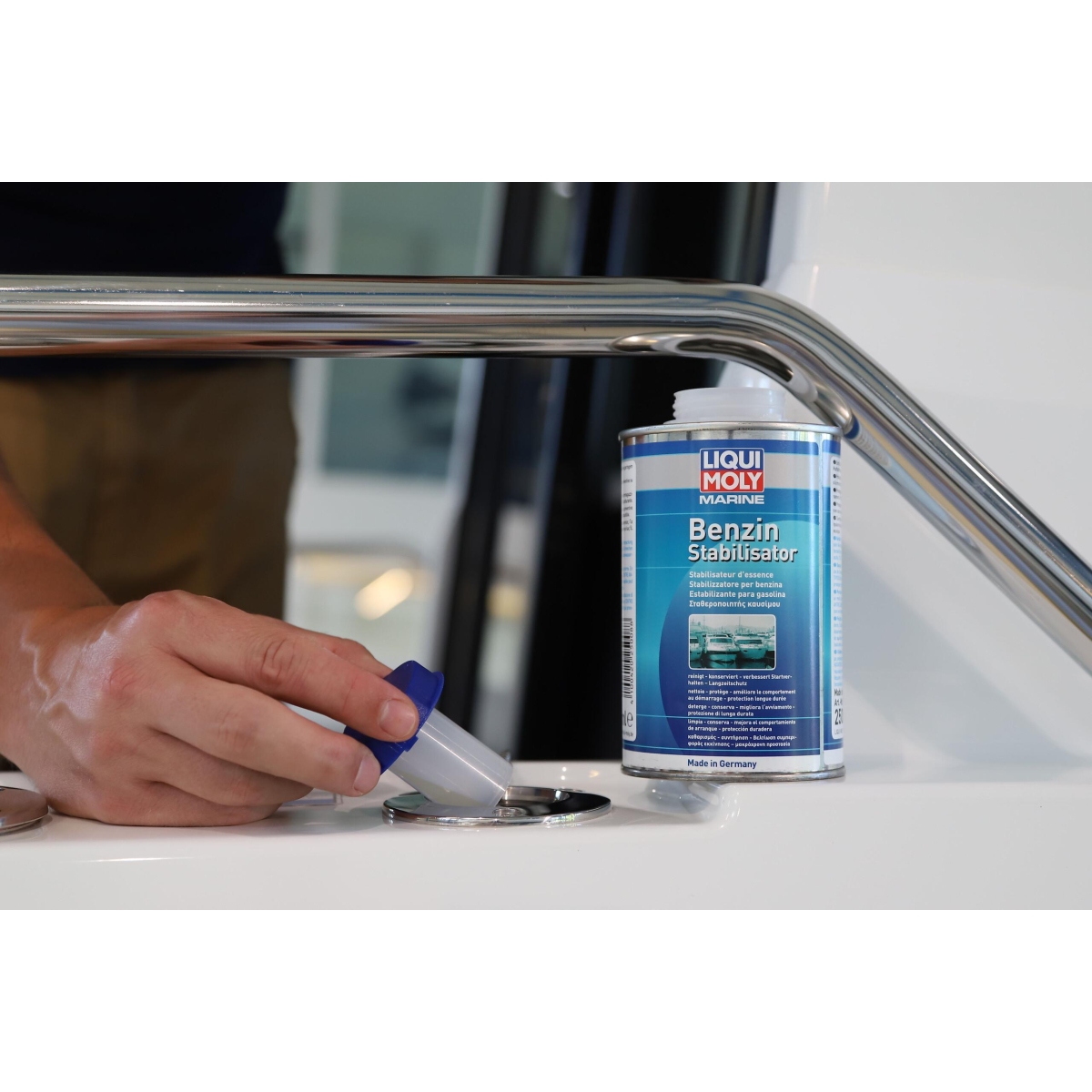 LIQUI MOLY 25008 Kraftstoffadditiv Marine Benzinstabilisator Dose 500 ml