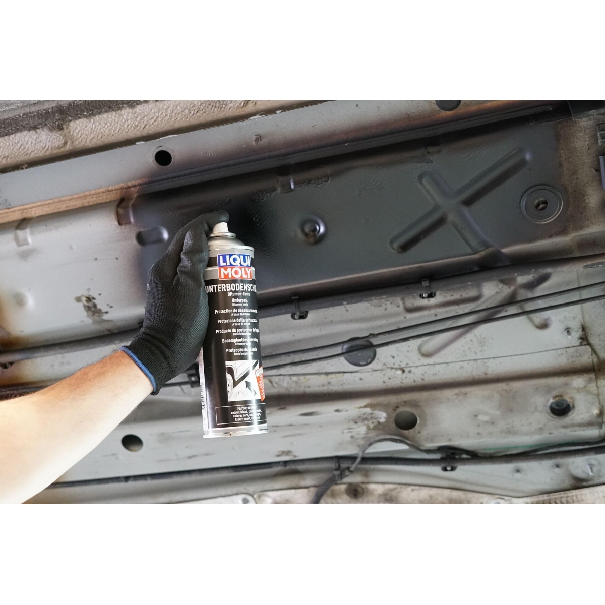LIQUI MOLY 6100 Konservierungswachs Unterbodenschutz anthrazit/schwarz Dose 0,5L