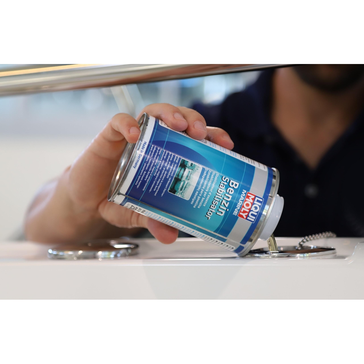 LIQUI MOLY 25008 Kraftstoffadditiv Marine Benzinstabilisator Dose 500 ml