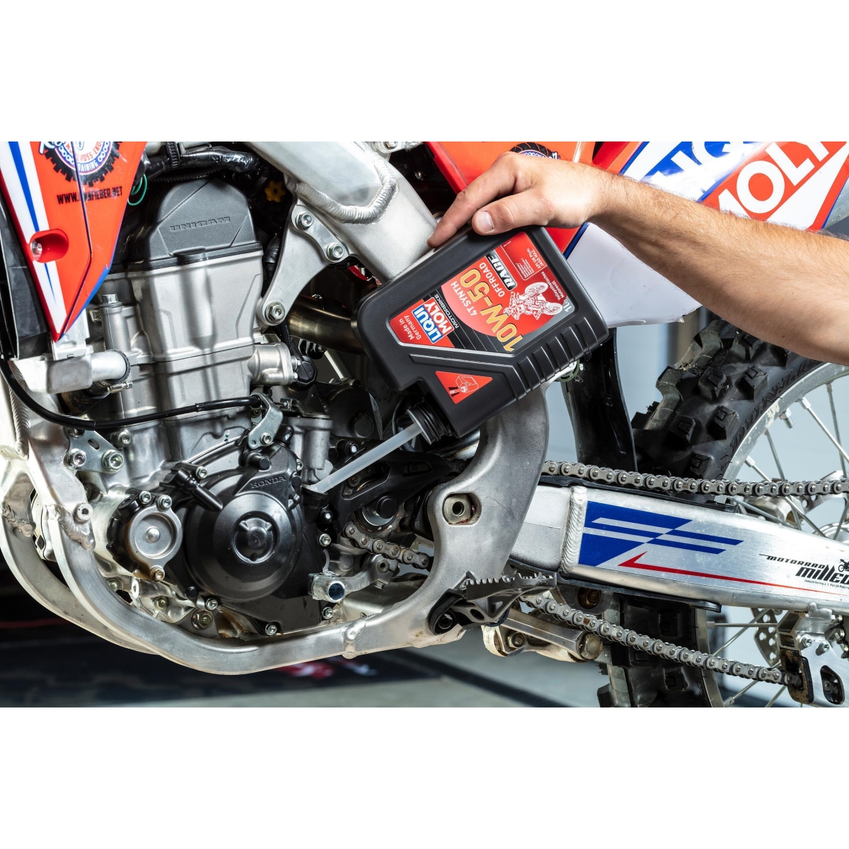 LIQUI MOLY 3051 Motor&ouml;l Motorbike 4T Synth 10W-50 Offroad Race Kanister 1L