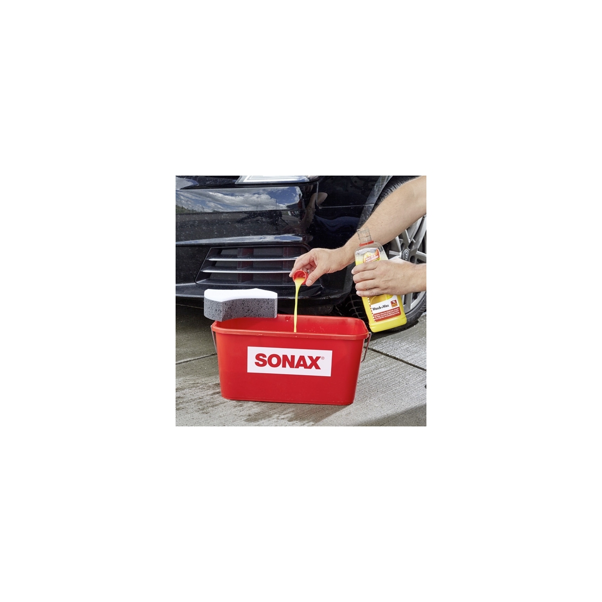 SONAX 03133410 Wasch + Wax 1L