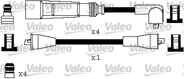 VALEO 346387 Zündleitungssatz VW Jetta