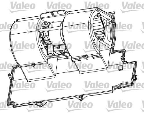 VALEO 698511 Geblasemotor IVECO EUROCARGO I-III (