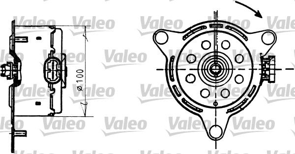 VALEO 698086 Elektromotor Kühlerlüfter
