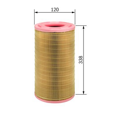 BOSCH F 026 400 024 Luftfilter