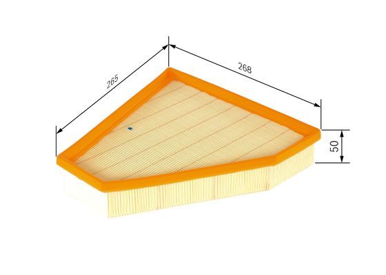 BOSCH F 026 400 030 Luftfilter