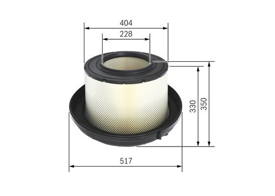 BOSCH F 026 400 088 Luftfilter