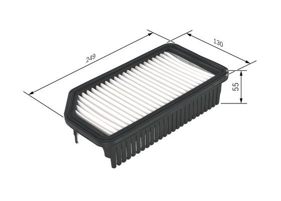 BOSCH F 026 400 137 Luftfilter