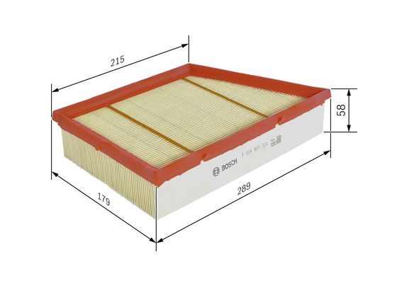 BOSCH F 026 400 324 Luftfilter
