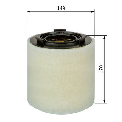 BOSCH F 026 400 391 Luftfilter