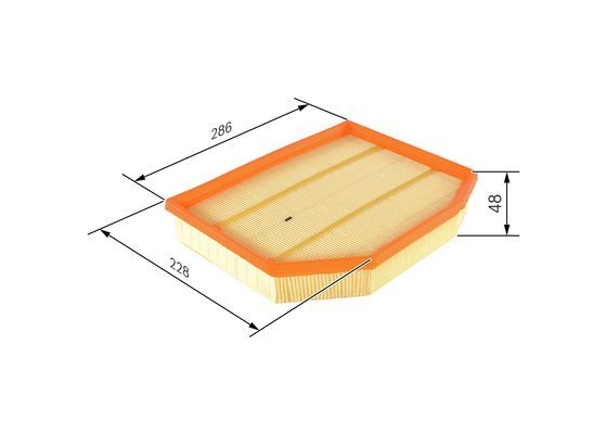 BOSCH F 026 400 463 Luftfilter