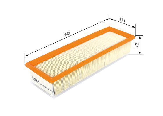 BOSCH F 026 400 459 Luftfilter