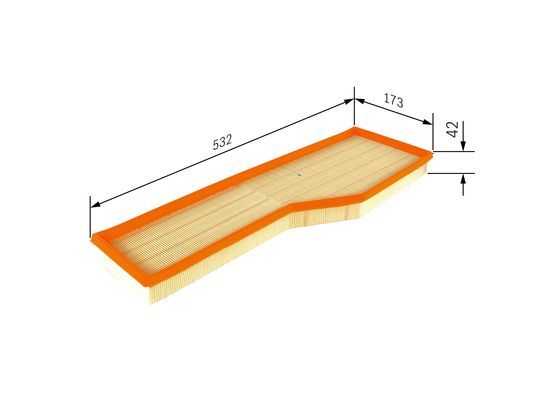 BOSCH F 026 400 479 Luftfilter