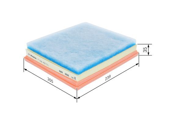 BOSCH F 026 400 511 Luftfilter