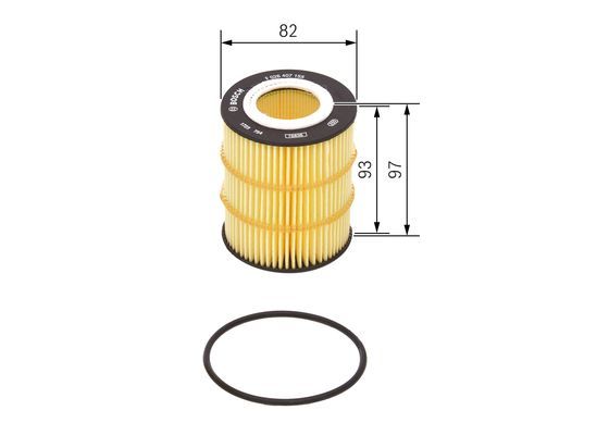 BOSCH F 026 407 155 Ölfilter P7155 Ø 785mm Höhe 965mm