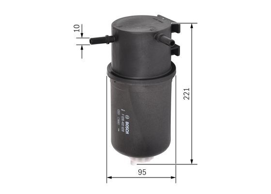 BOSCH F 026 402 828 Kraftstofffilter