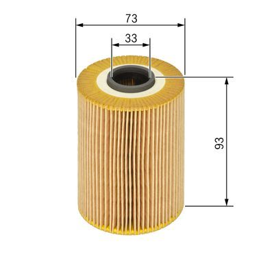 BOSCH F 026 407 073 Ölfilter P7073 Ø 72mm Höhe 92mm