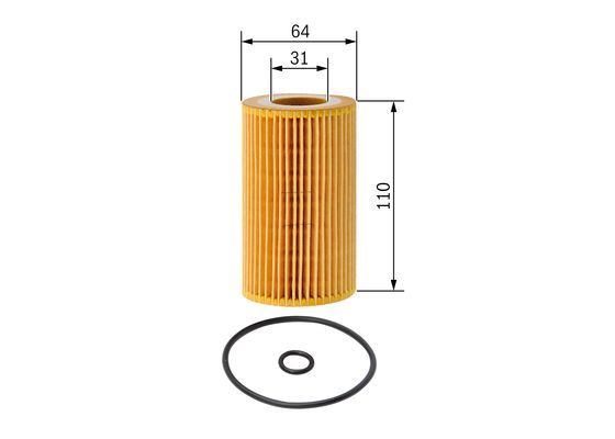 BOSCH F 026 407 112 Ölfilter P7112 Ø 645mm Höhe 111mm