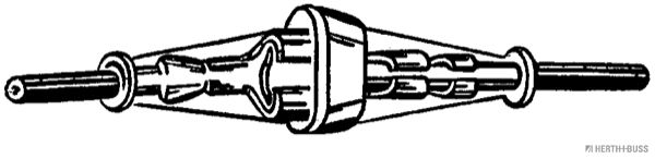 HERTH+BUSS 50251562 Steckert&uuml;lle f&uuml;r Flachstecker 6,3 mm, bis 1,5 mm&sup2;