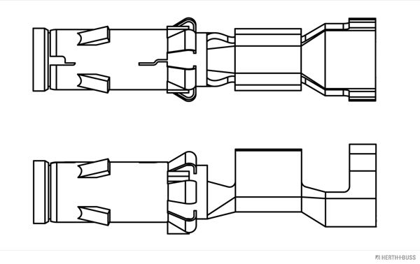 HERTH+BUSS 50251868 Crimpverbinder AMP Tyco RK 2,5, 1 - 2,5 mm&sup2;