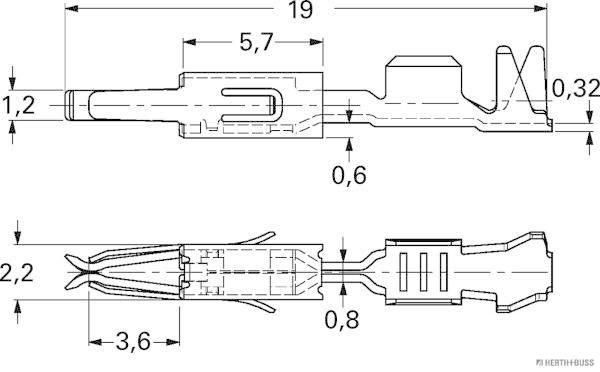 HERTH+BUSS 50251902 Crimpverbinder