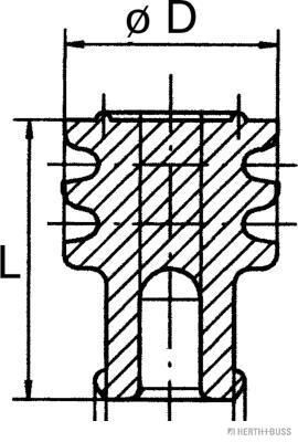 HERTH+BUSS 50282031 Dicht-/Schutzstopfen KOSTAL ELB 4