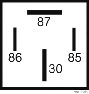 HERTH+BUSS 75613196 Relais, Arbeitsstrom 24 V, 70 A, 4 pins