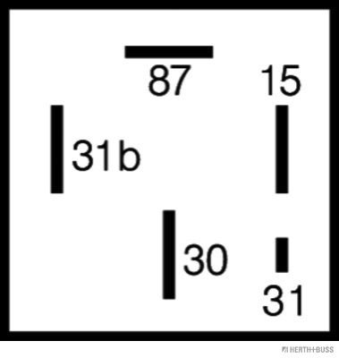 HERTH+BUSS ELPARTS 75614032 Relais Kraftstoffpumpe