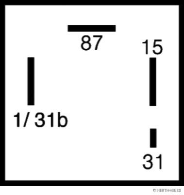 HERTH+BUSS ELPARTS 75614118 Relais Kraftstoffpumpe