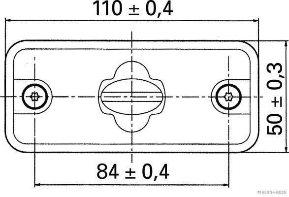 HERTH+BUSS 82710234 Seitenmarkierungsleuchte W5W, Superseal