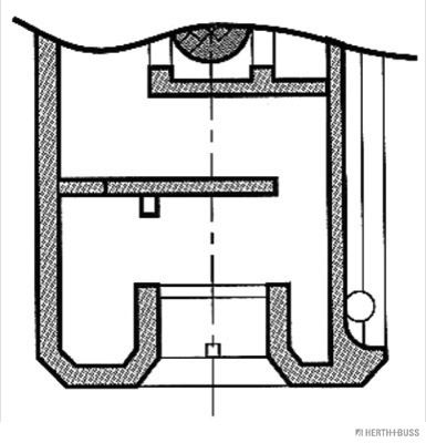 HERTH+BUSS 51306142 Stecker 1-polig, 16A, 12 - 24V, mit Sicherung