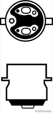 HERTH+BUSS 89901113 Glühlampe S2, 12 V, 35/35 W, BA20d