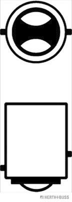 HERTH+BUSS 89901186 Glühlampe P21W/5W, 6 V, 21/5 W, BAY15d