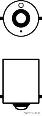 HERTH+BUSS 89901107 Glühlampe P18W, 12V, 18W, BA15s