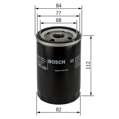 BOSCH 0 451 103 266 &Ouml;lfilter P3266 &Oslash; 84mm H&ouml;he 112mm