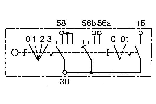 BOSCH 0 342 201 009 Z&uuml;nd-/Startschalter