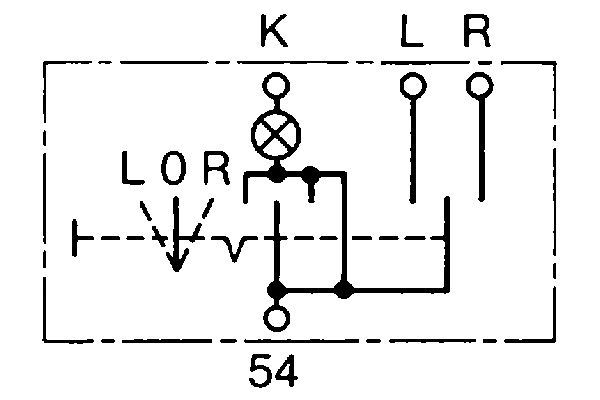 BOSCH 0 341 300 002 Blinkerschalter