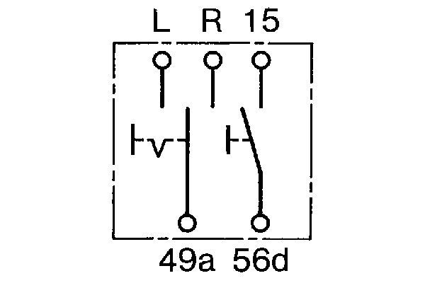 BOSCH 0 341 810 005 Blinkerschalter
