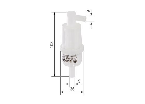 BOSCH 0 450 904 077 Kraftstofffilter