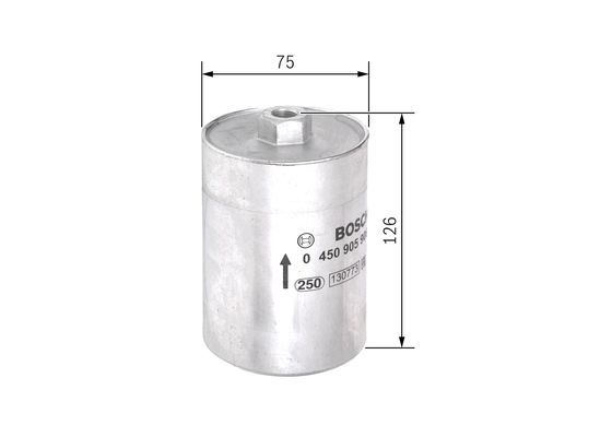 BOSCH 0 450 905 906 Kraftstofffilter