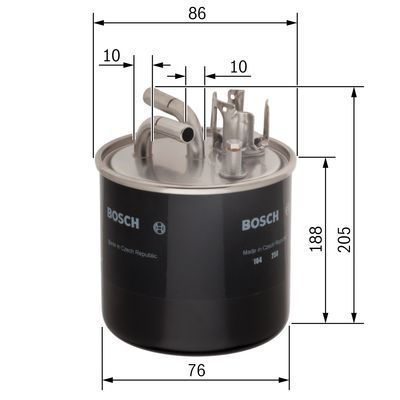 BOSCH 0 450 906 459 Kraftstofffilter
