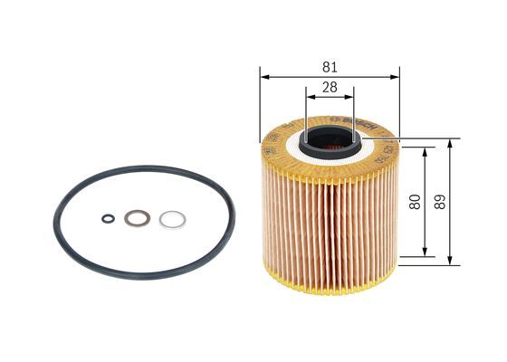 BOSCH 1 457 429 760 Ölfilter P9760 Ø 81mm Höhe 885mm