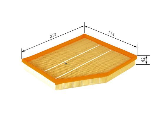 BOSCH 1 457 433 101 Luftfilter